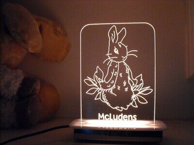 Standing Peter Rabbit Night Light