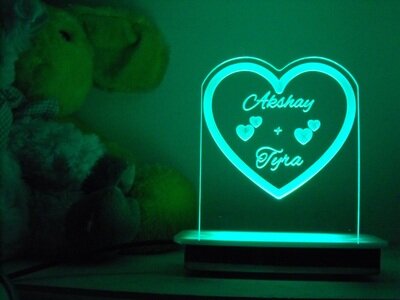Hearts of Love Night Light