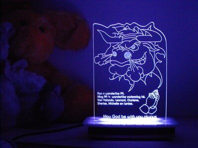 Blue Blues Rugby Night Light