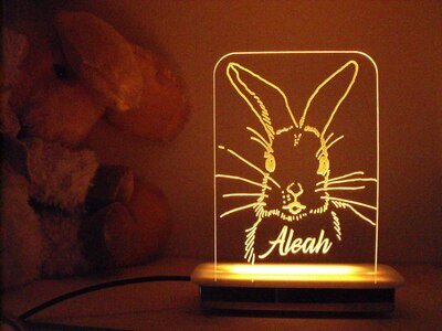 Cotton Tail Bunny Night Light