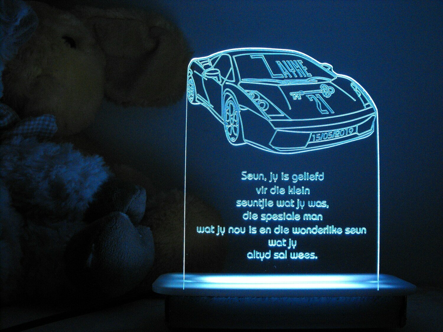 Lamborghini 21st Key Night Light
