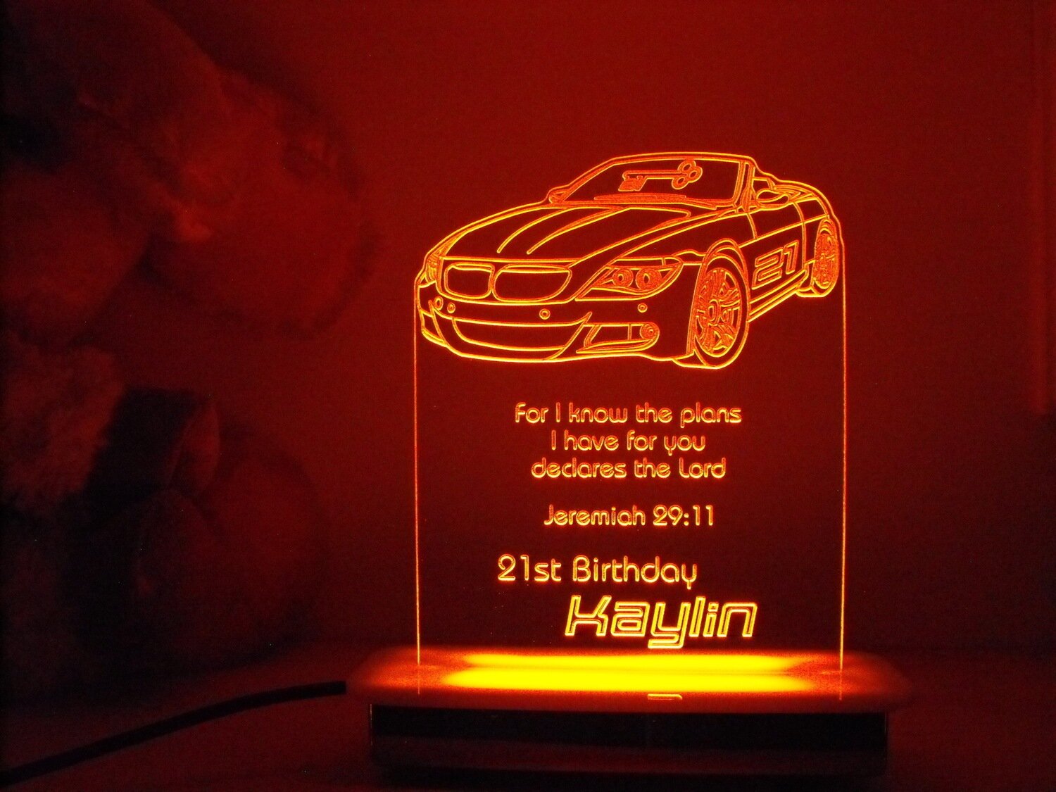 BMW 21st Key Night Light