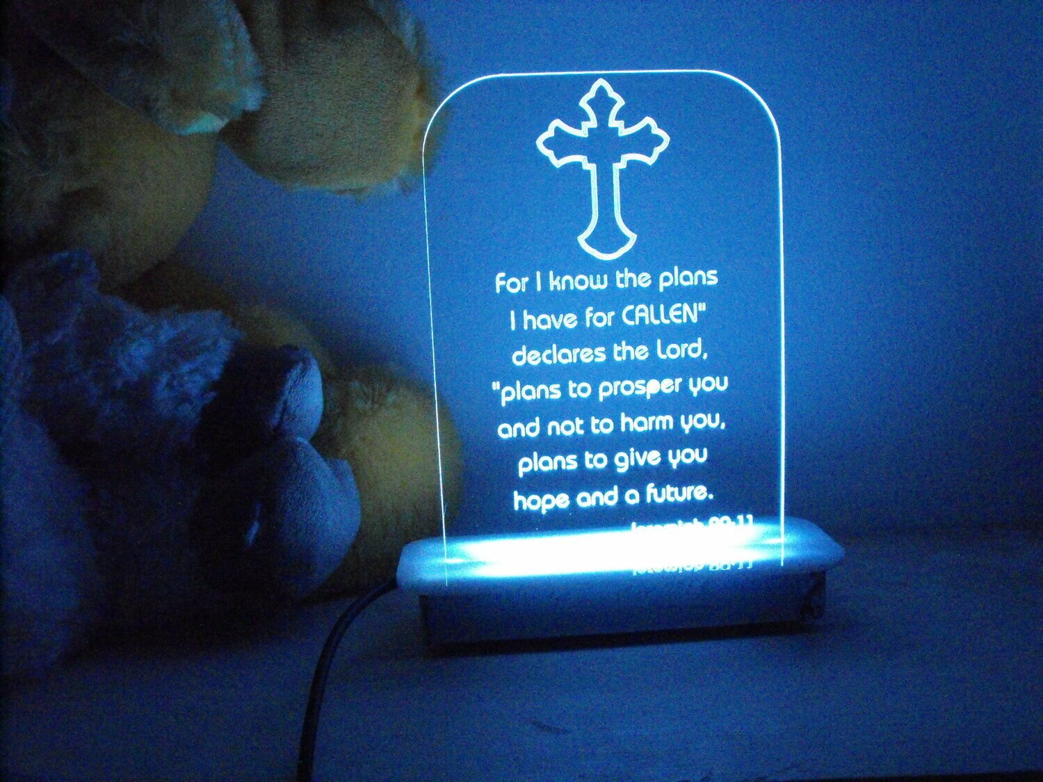 Scripture Night Light