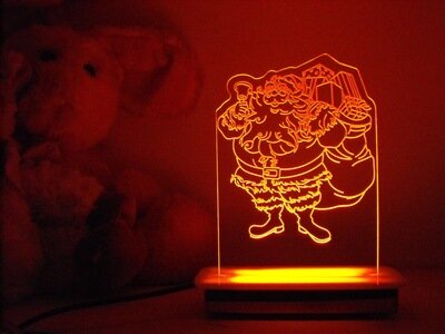 Jolly Santa Claus Night Light