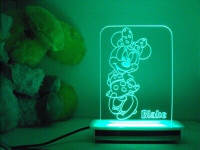 Happy Minnie Mouse Night Light