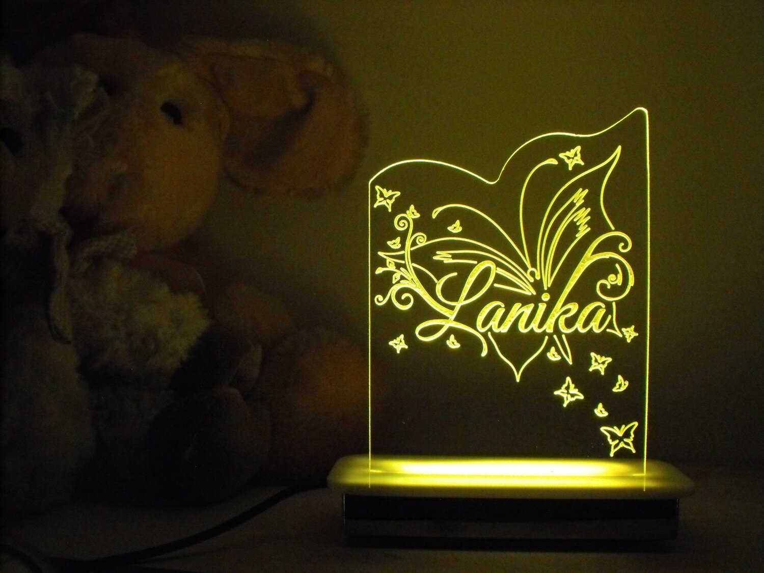 Named Butterfly Night Light