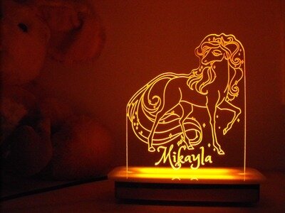 Majestic Horse Night Light