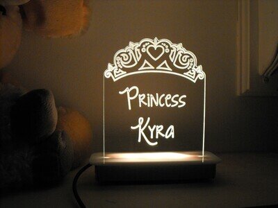 Princess Crown Night Light