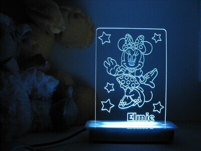 Star Minnie Mouse Night Light