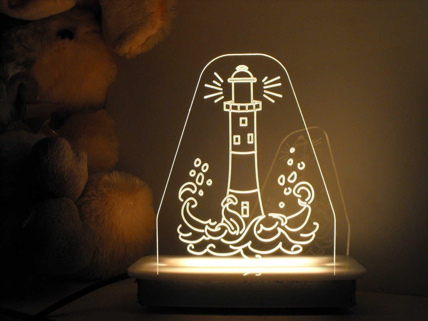 Light House at Sea Night Light