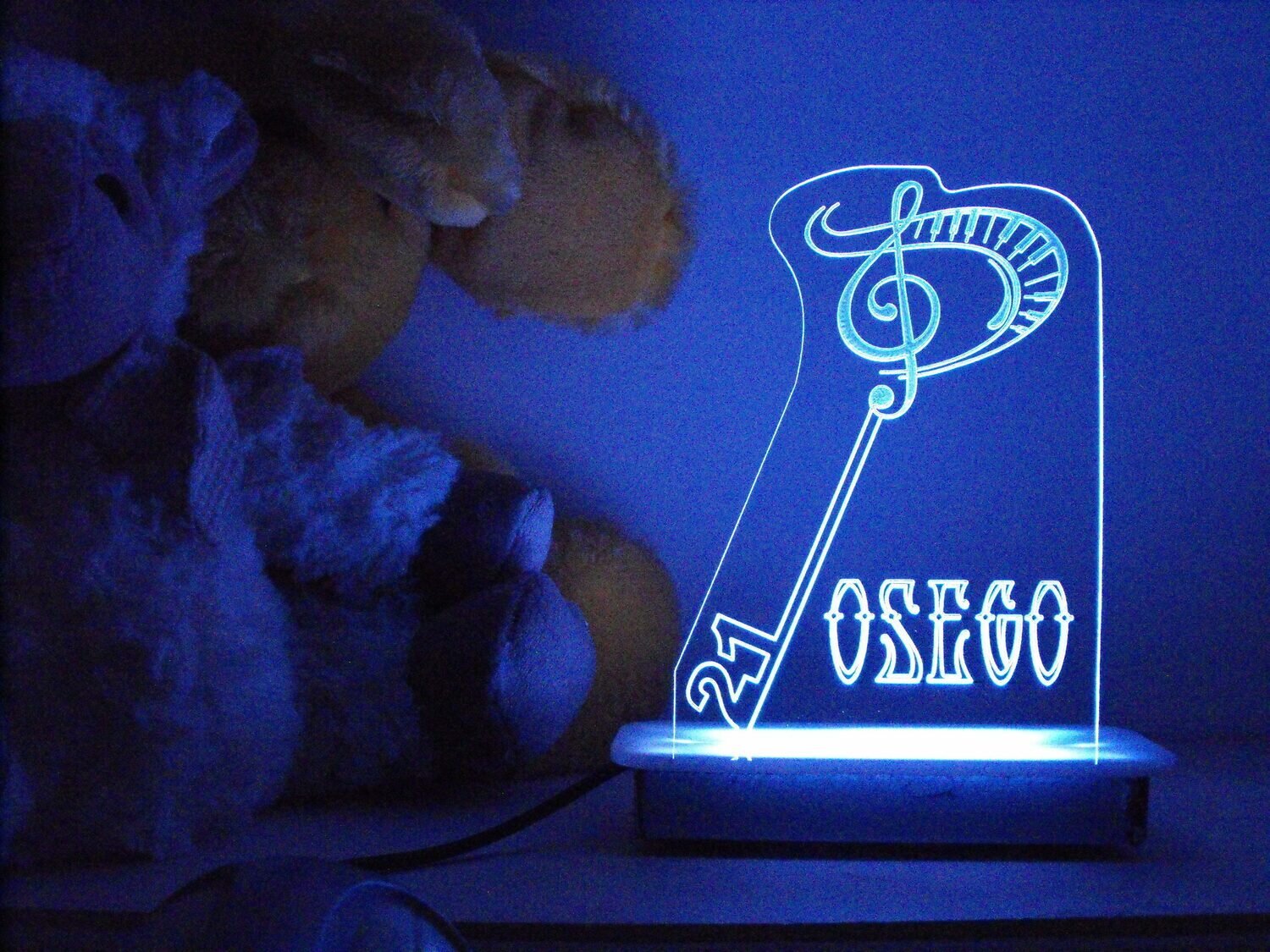 21st Music Key Night Light