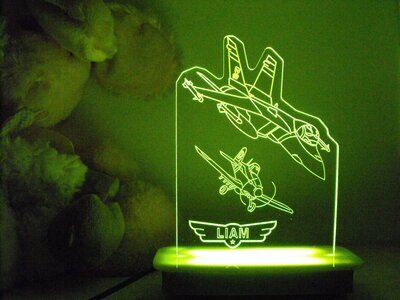 Dusty and Bravo Planes Night Light