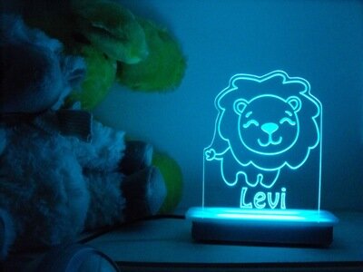 Cute Little Lion Night Light