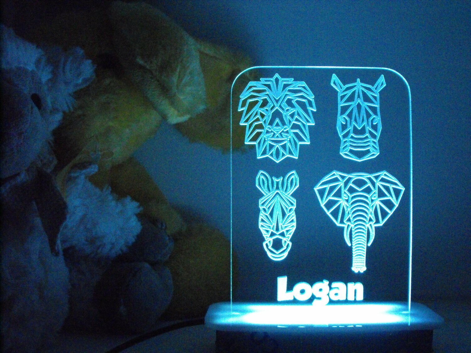 African Animals Night Light