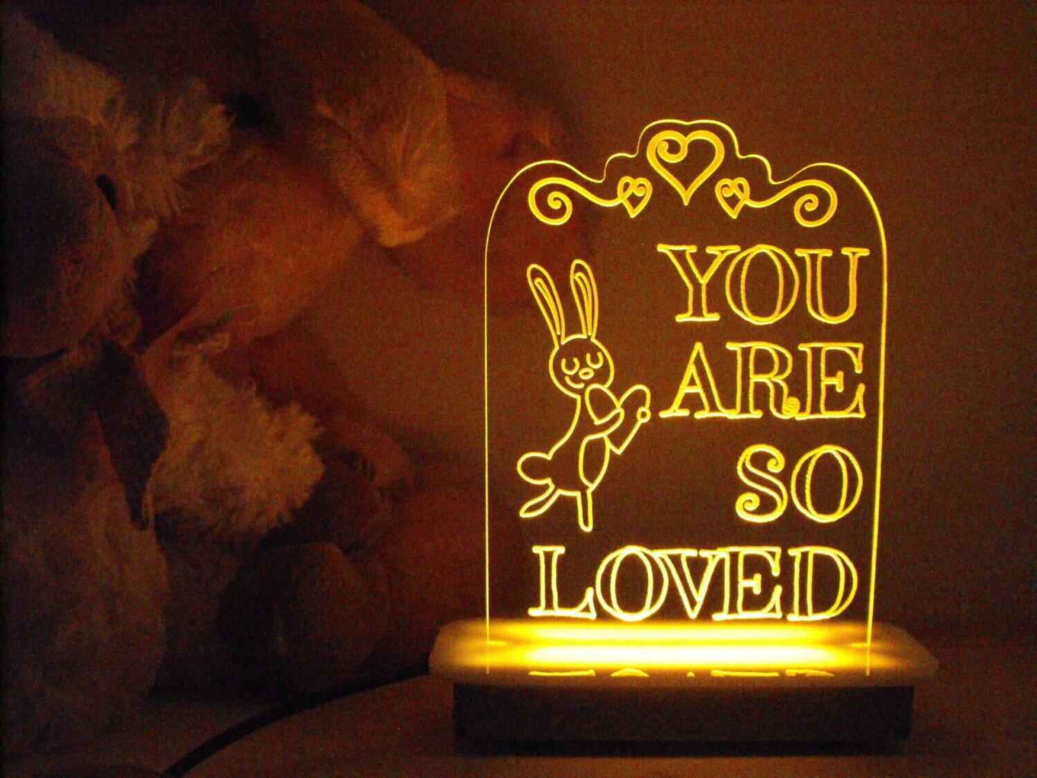You Are So Loved Bunny Night Light