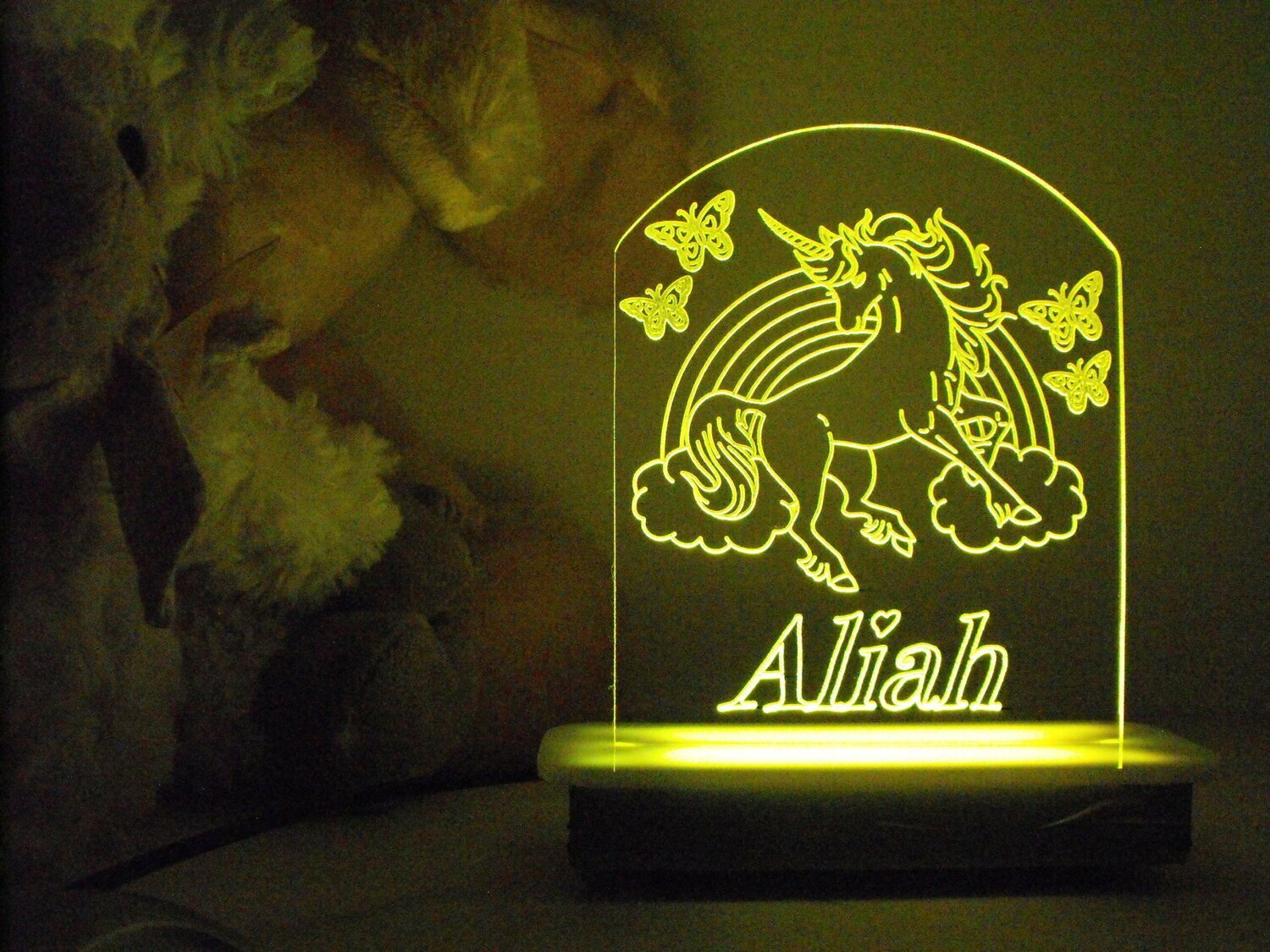 Unicorn by Rainbow Night Light