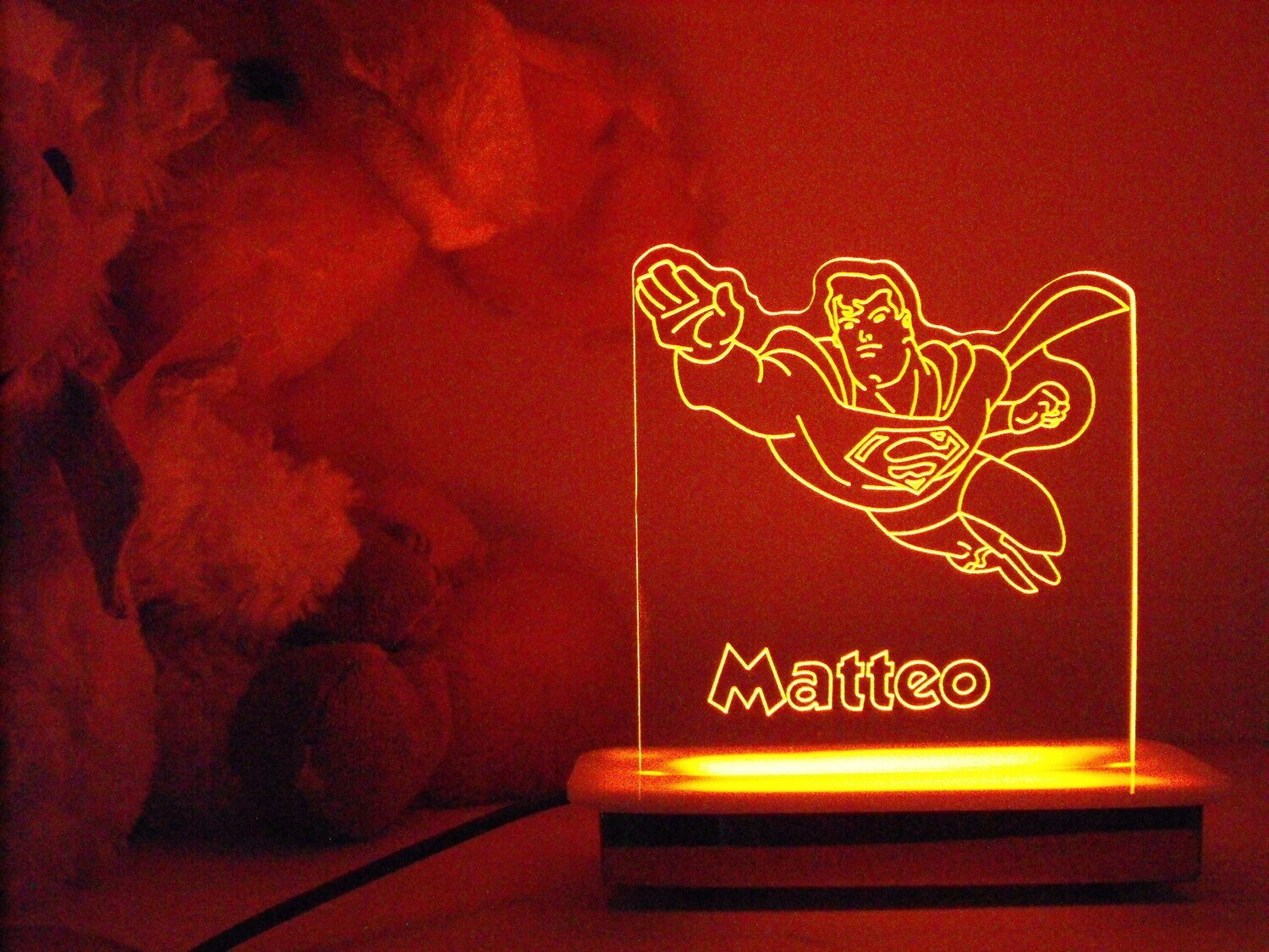 Flying Superman Night Light