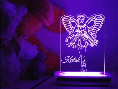 Barbie Ballerina Butterfly Fairy Night Light