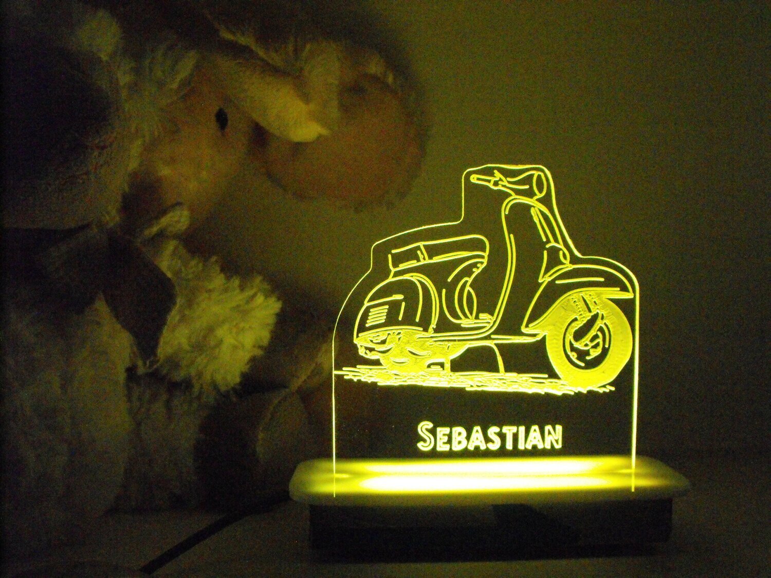 Vespa Scooter Night Light