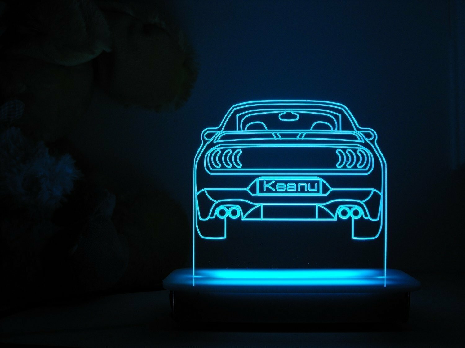 Car Number Plate Night Light