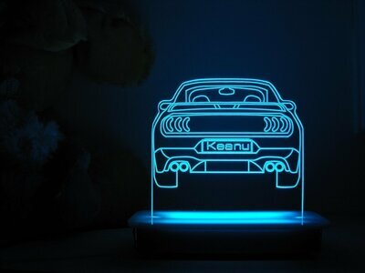 Car Number Plate Night Light