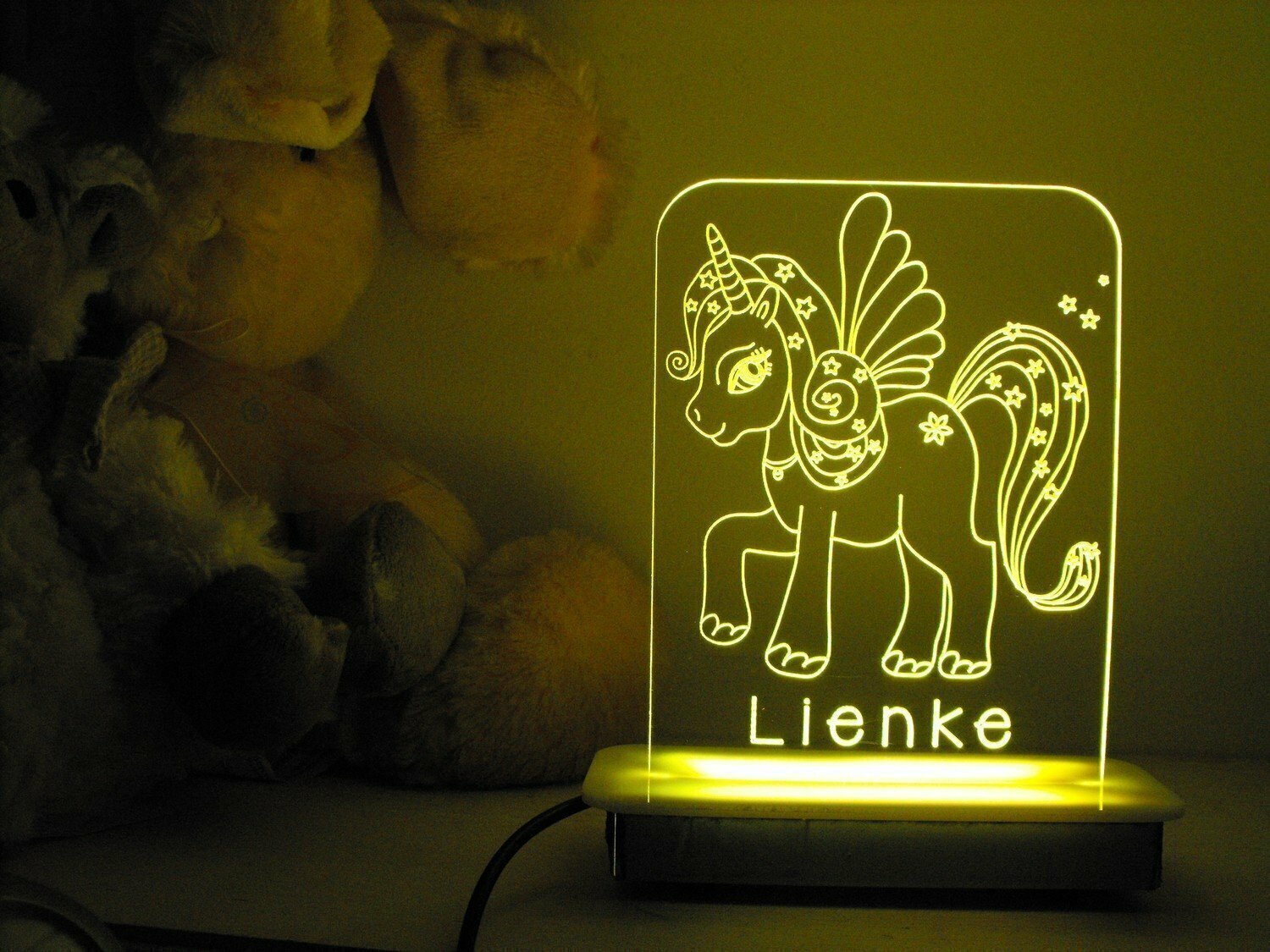 Glitter Unicorn Night Light