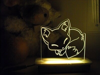 Sleeping Fox Night Light