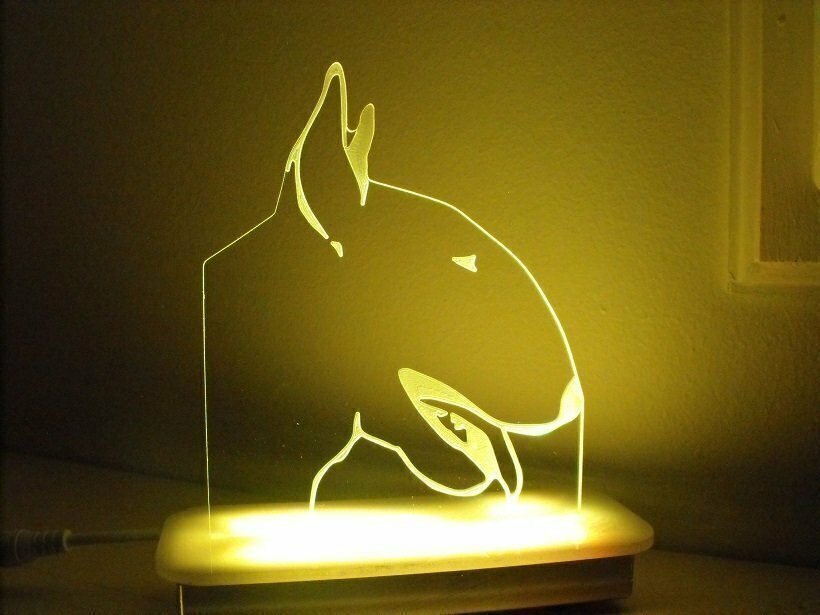 Bull Terrier Night Light