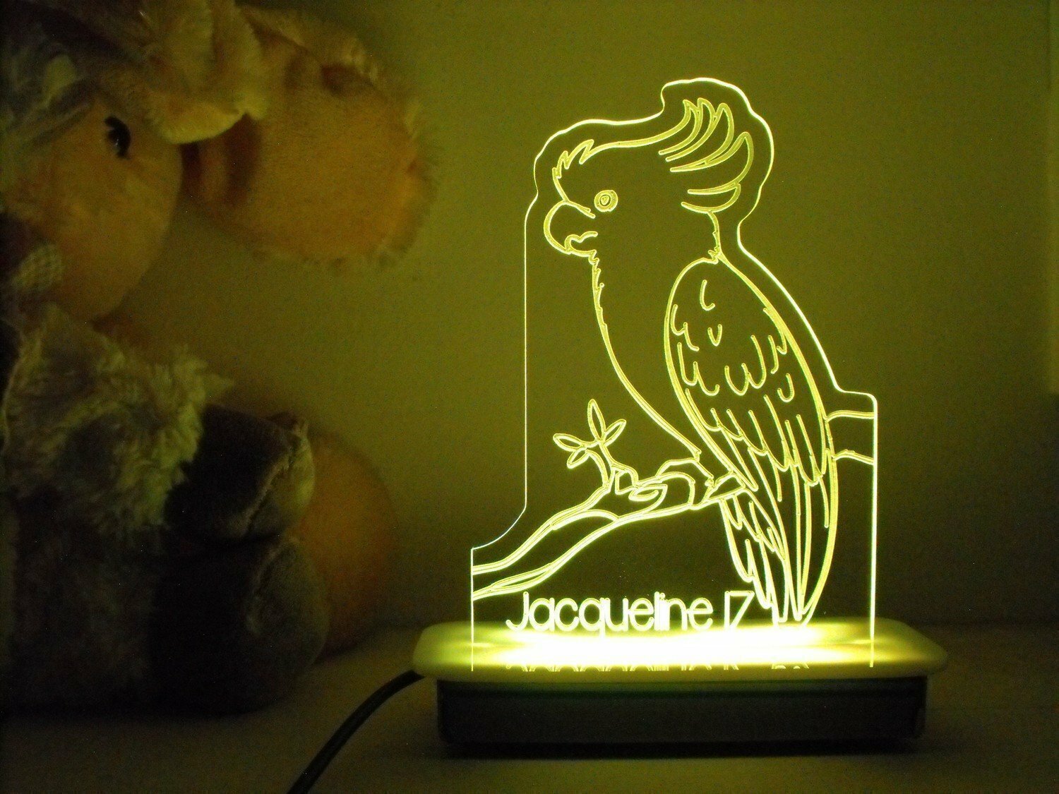 Yello Parot Night Light