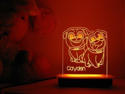 Puppies Night Light