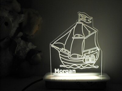 Pirate Ship Night Light