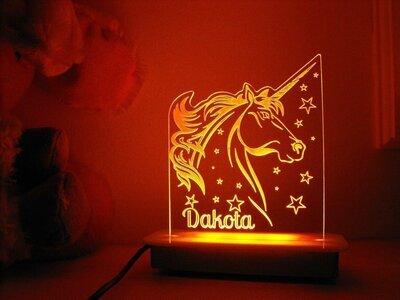 Star Unicorn Night Light
