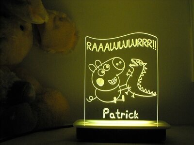 Peppa Pig with Dino Night Light