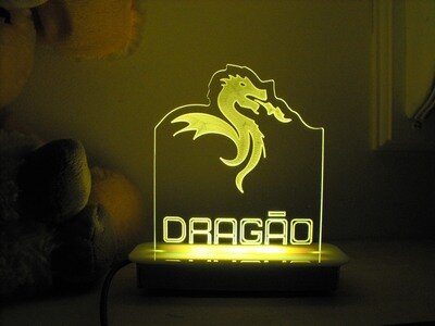 Dragao Soccer Team Night Light