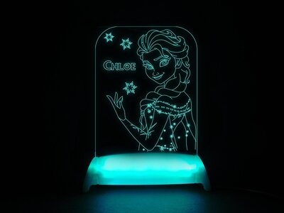 Frozen Elsa Close Up  Night Light