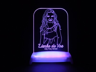 Line Photo Night Light
