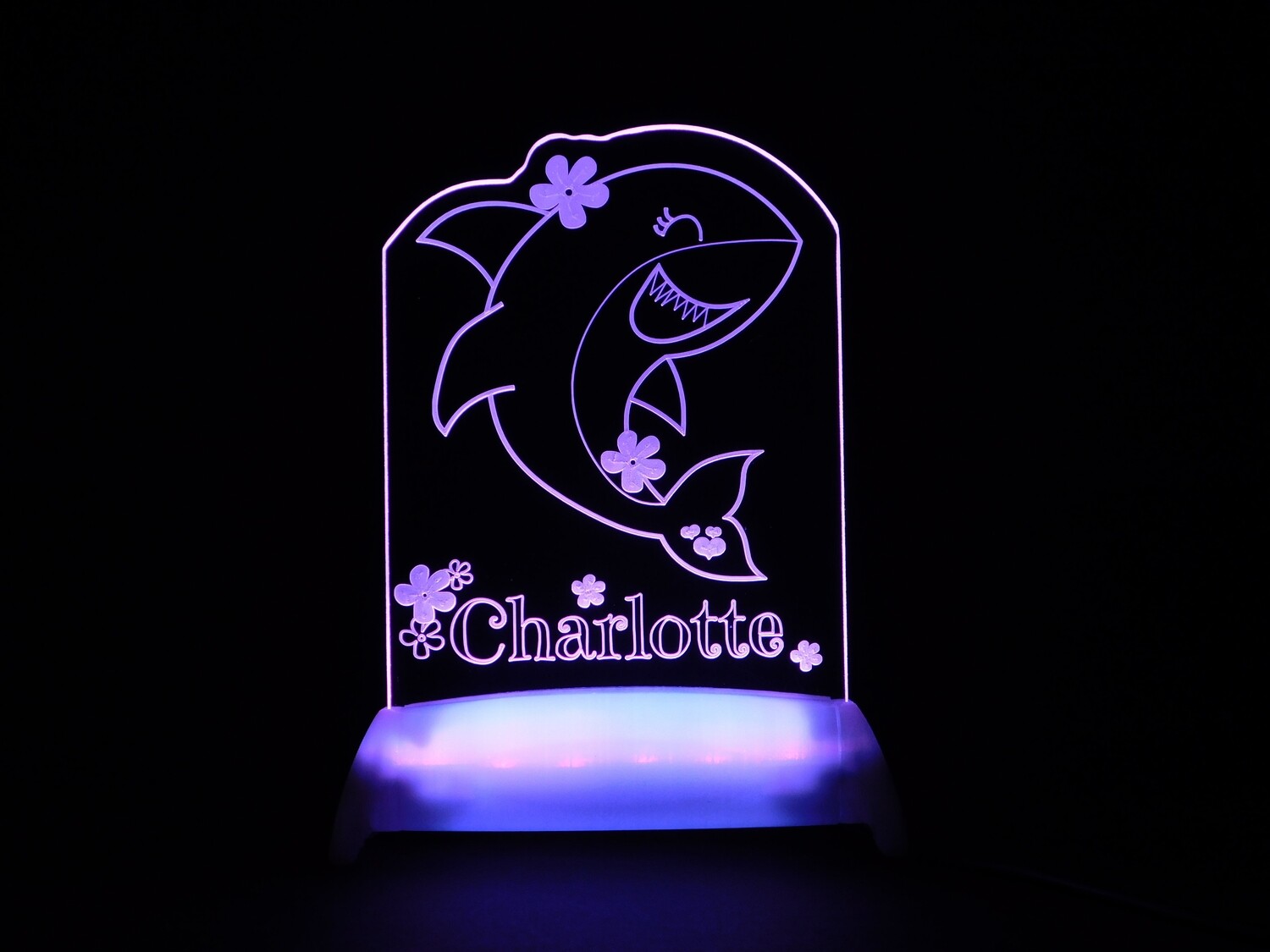 Girly Shark Night Light