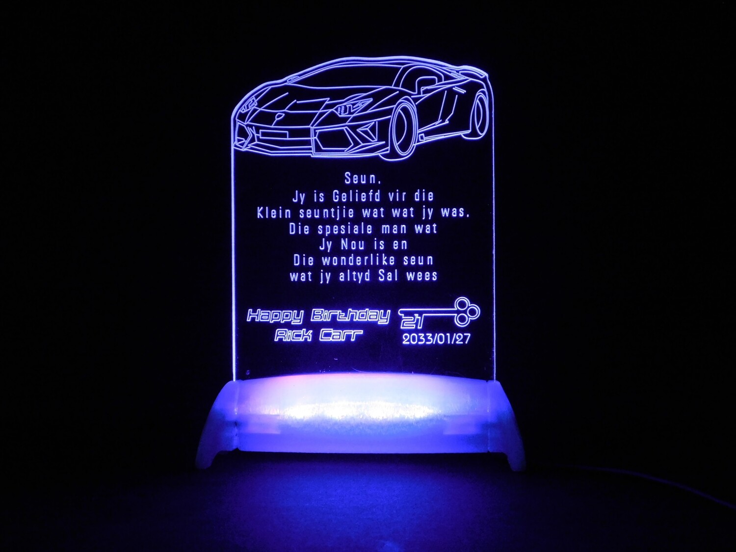 Lamborghini Nano  21st Key Night Light
