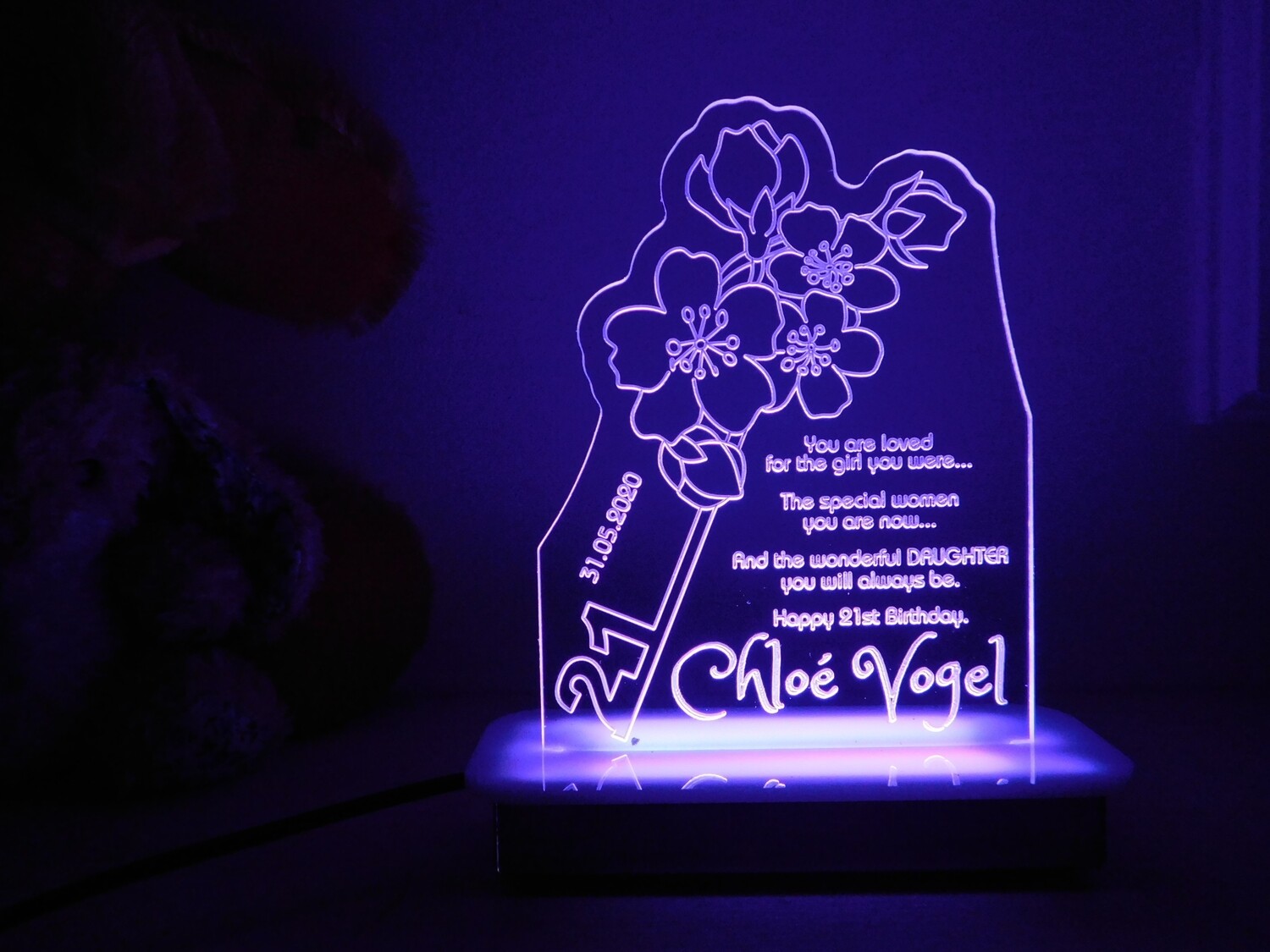 Cherry Blossom 21st Key Night Light