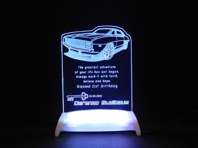 1967 Camaro 21st Key Night Light