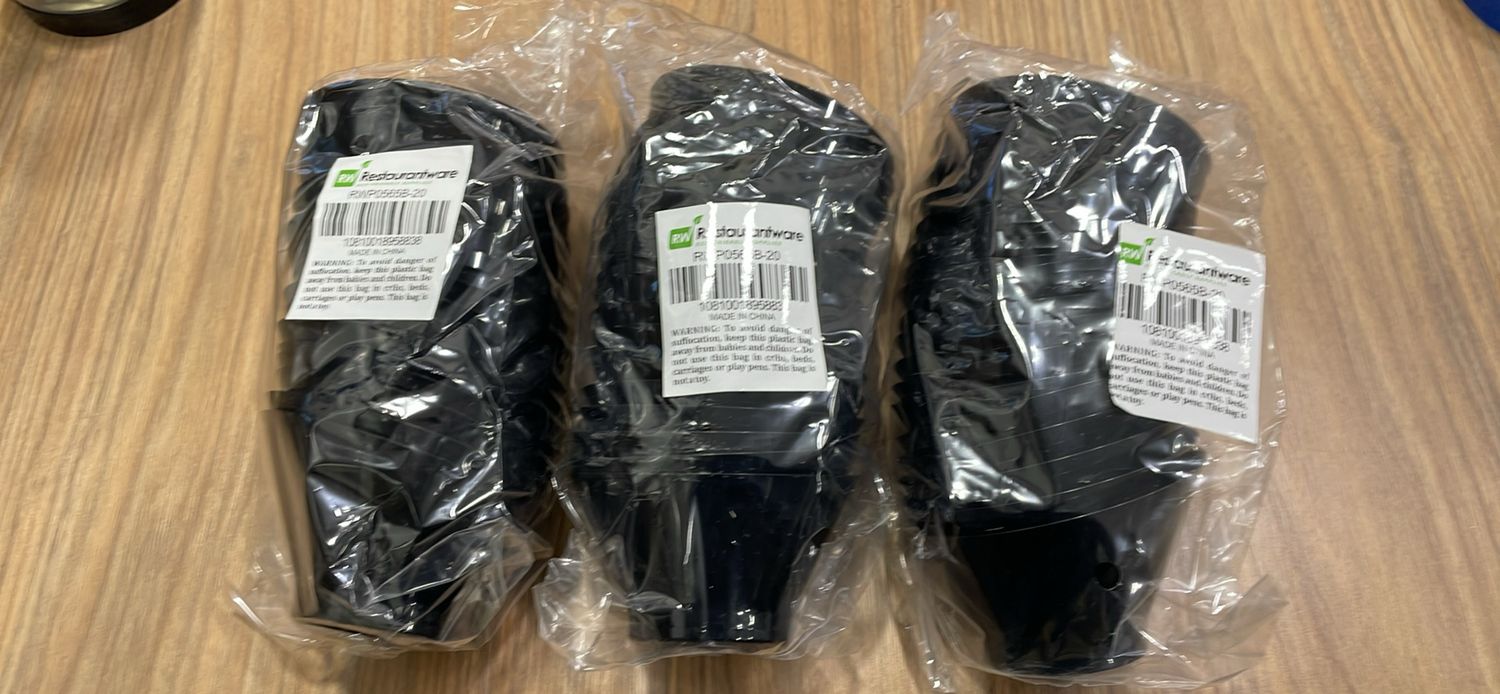 Pack Of 20 Black Bowls