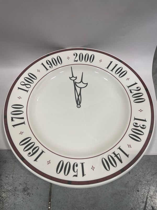 Syracuse Millennium Clock China Set 4 Pcs