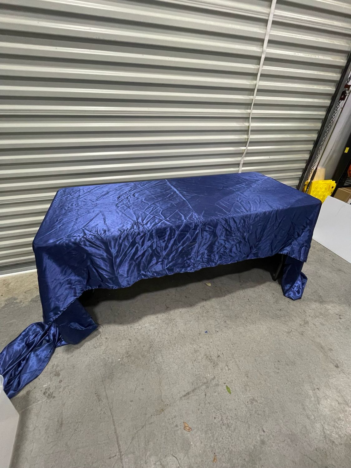 Blue Satin 90” X 13’