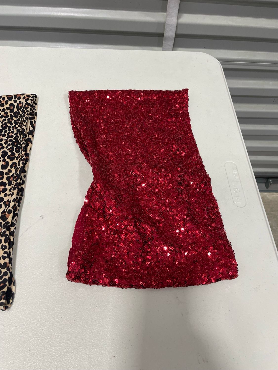 Red Sequin Sash