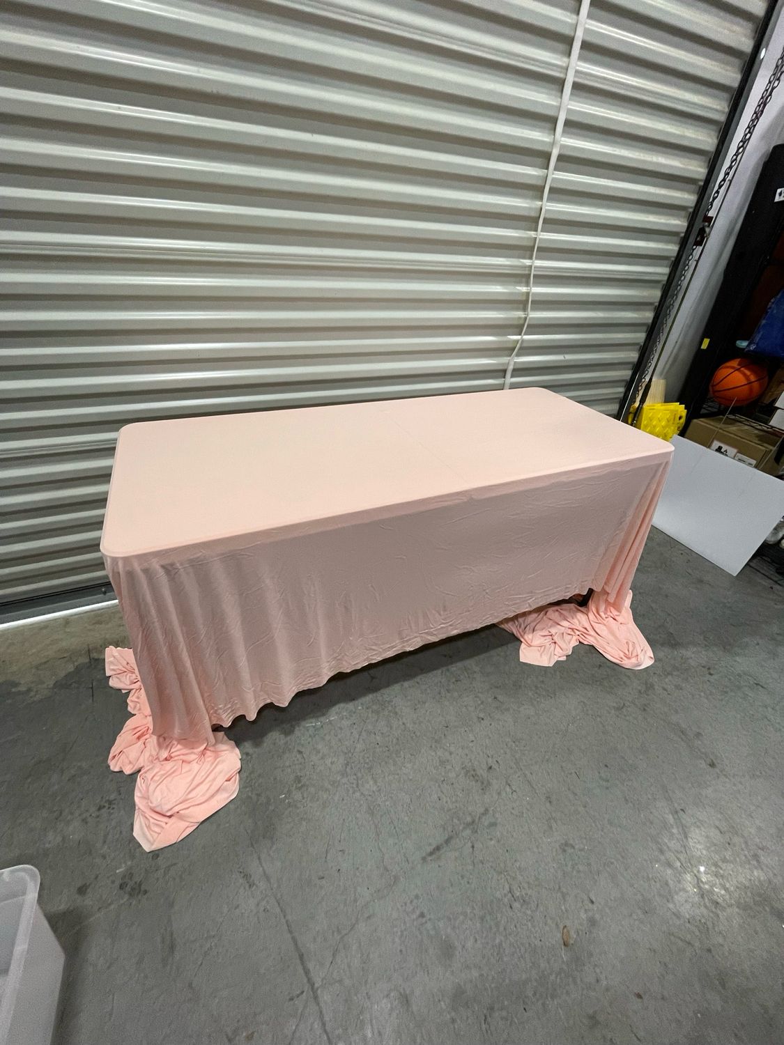 Pastel Pink Spandex 18’ x 5’