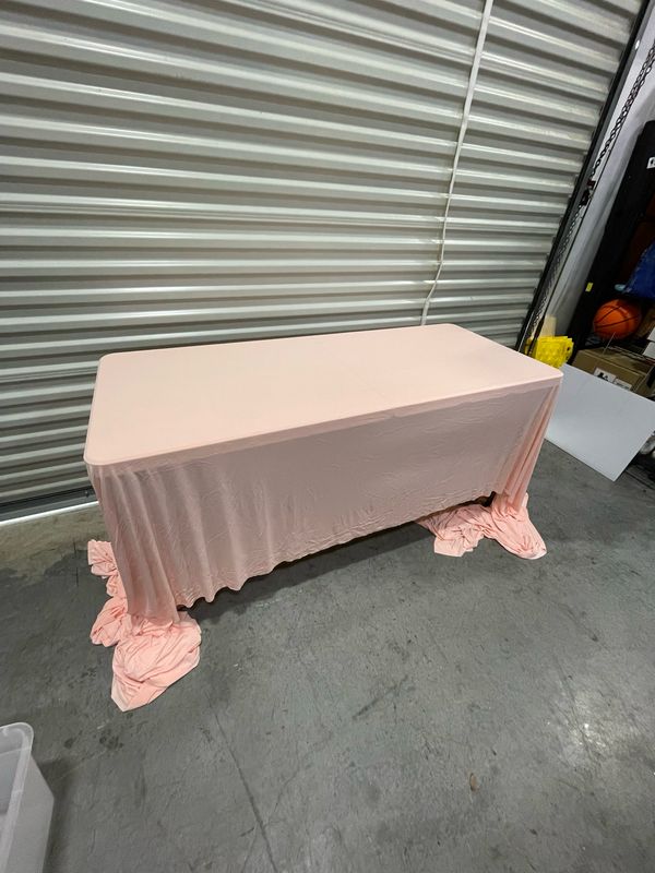 Pastel Pink Spandex 18’ x 5’