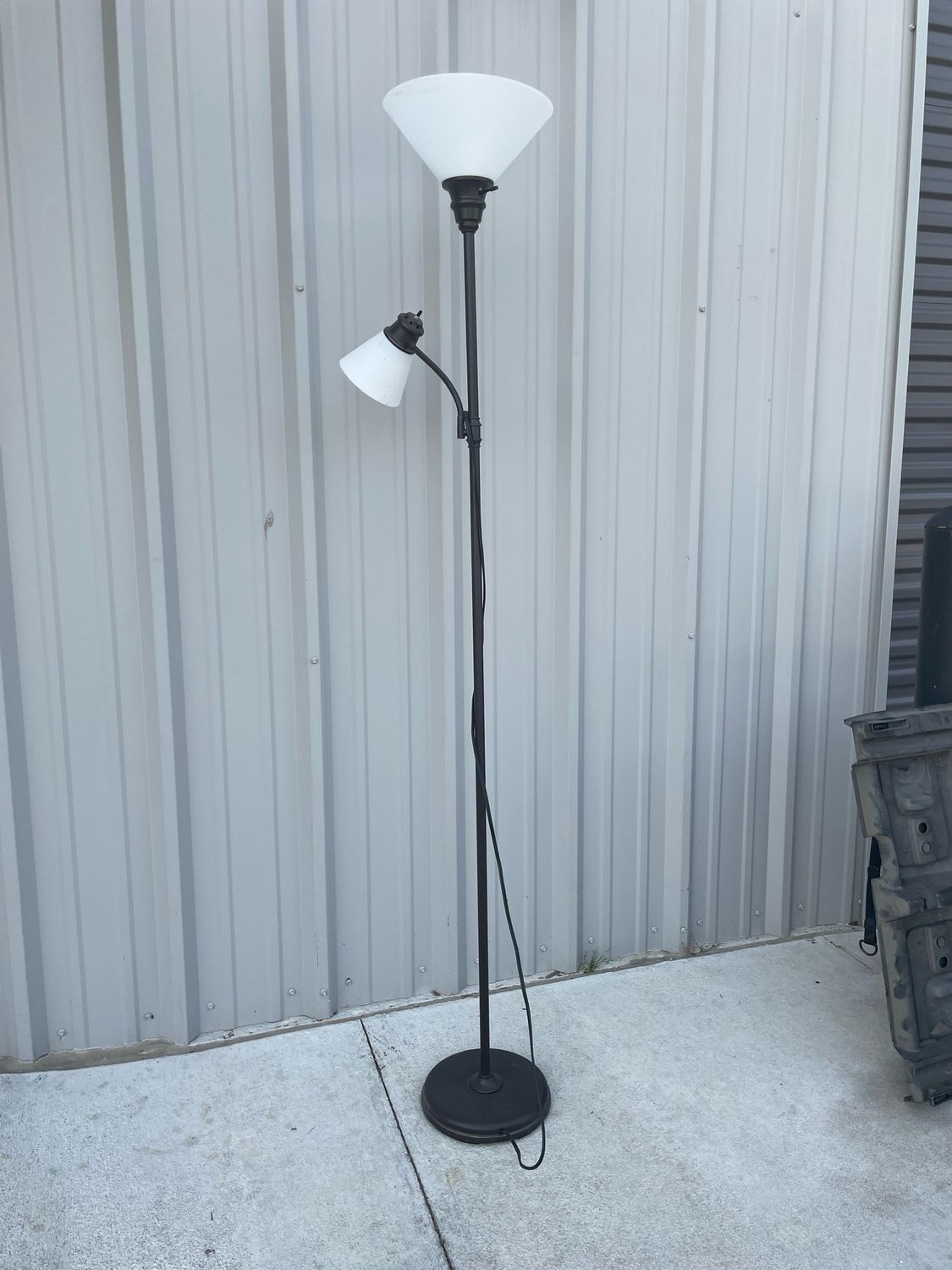 Dual Light Brown Lamp