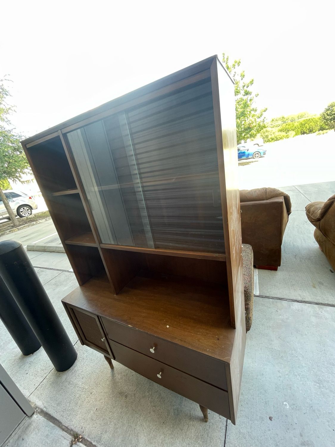 Mid-Century Modern Hutch