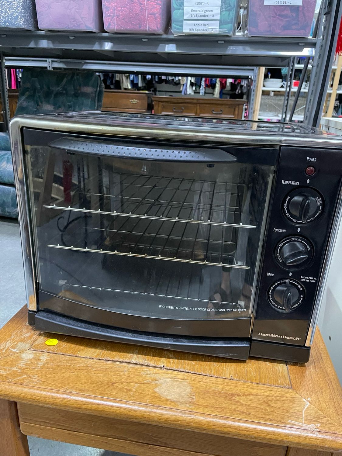 Hamilton Beach Toaster Oven