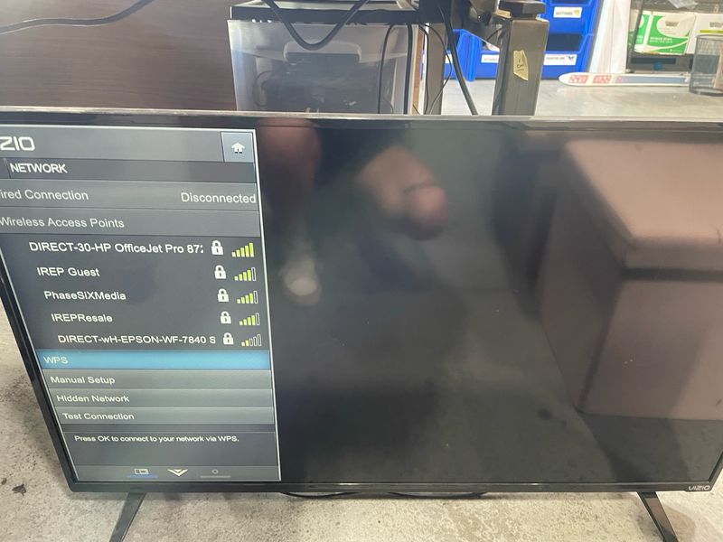 Vizio 40” Smart Tv